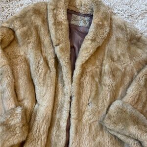 Luxurious 1930s Real Mink Fur Coat